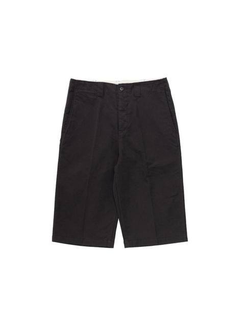 WIDE CHINO SHORTS BLACK