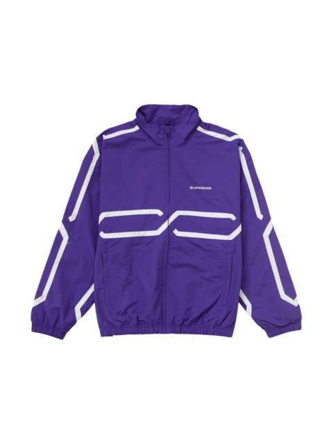 Supreme Inset Link Track Jacket Purple