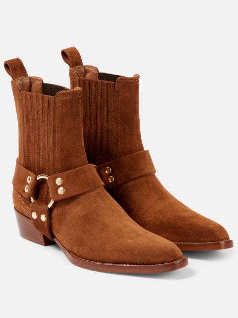 Helena suede biker boots