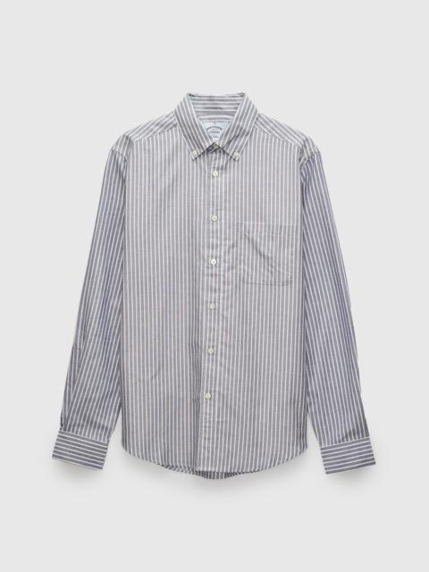 Belavista Stripe Button-Up Shirt in Black