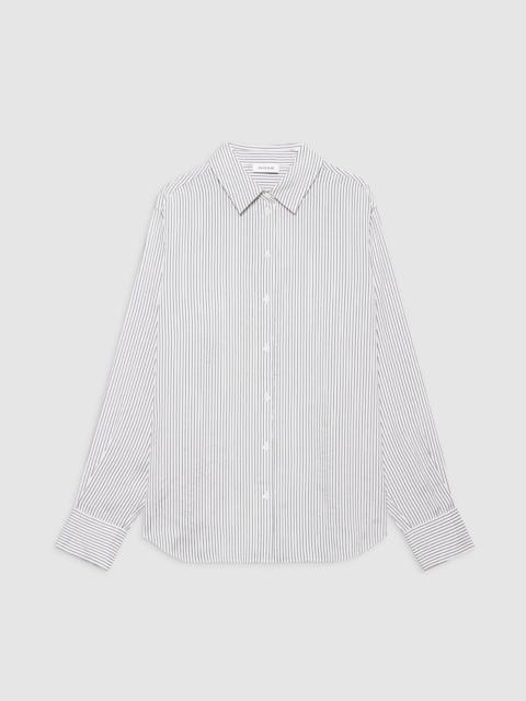 Essie Shirt - White And Navy Stripe