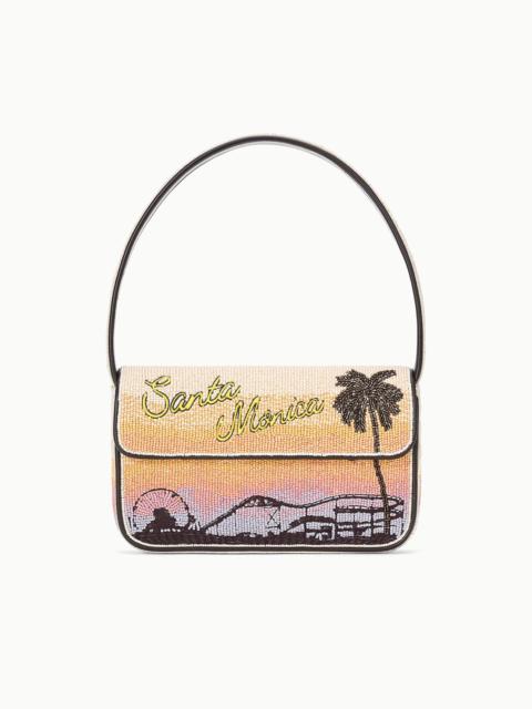 STAUD TOMMY BEADED BAG SANTA MONICA SUNSET