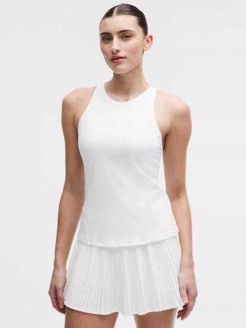 Racerback High-Neck Tennis Tank Top