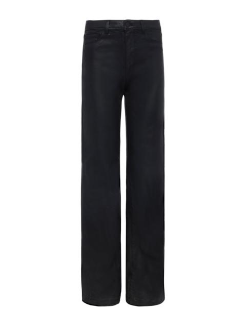 Clayton Coated Wide-Leg Jean