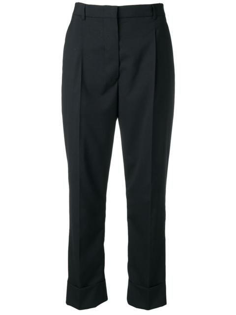 cropped tailored trousers