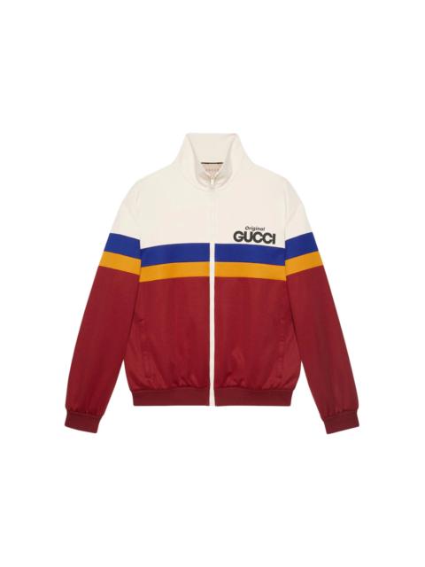 'Original Gucci' print jersey jacket