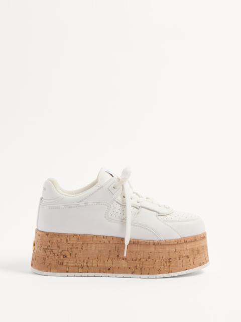 FREEDOTS XL CALFSKIN AND CORK SNEAKER