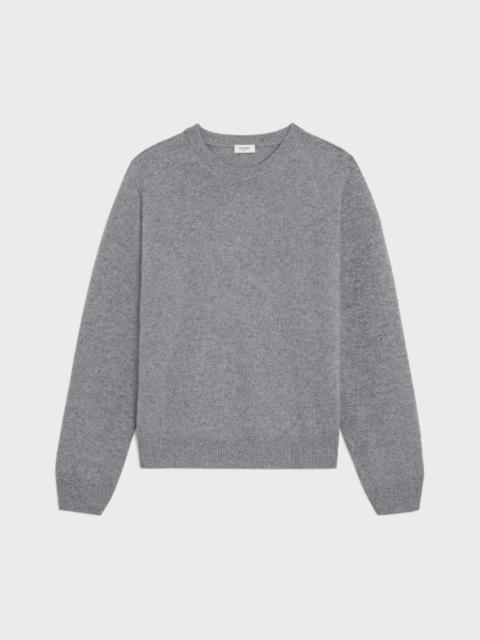 triomphe crew neck sweater in cashmere