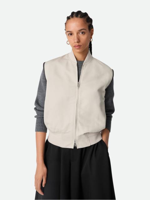 Silk And Cotton Twill Gilet