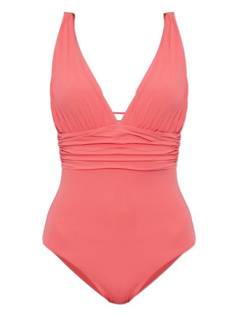 Panarea ruched-detail swimsuit