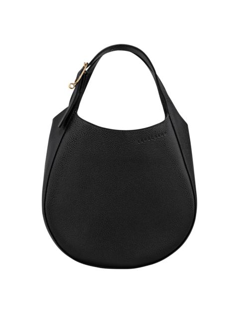 Le Foulonné S Handbag Black - Leather