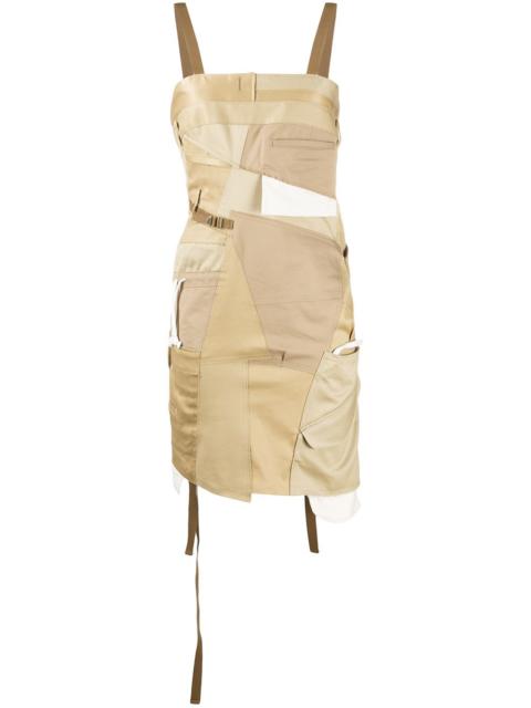 deconstructed apron dress