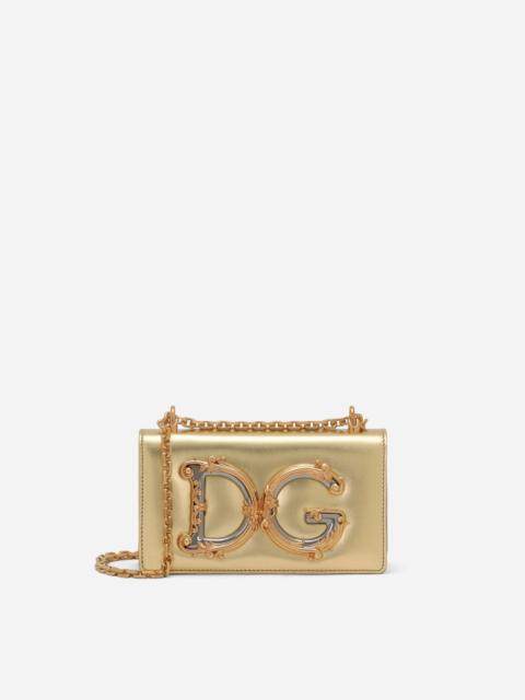 DG Girls phone bag in nappa mordore leather