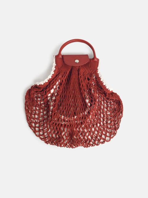 'L LE PLIAGE' MESH BAG IN TERRACOTTA TELA