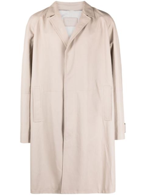 leather trench coat