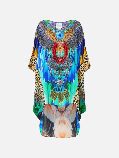 SCOOP BACK HEM DRESS