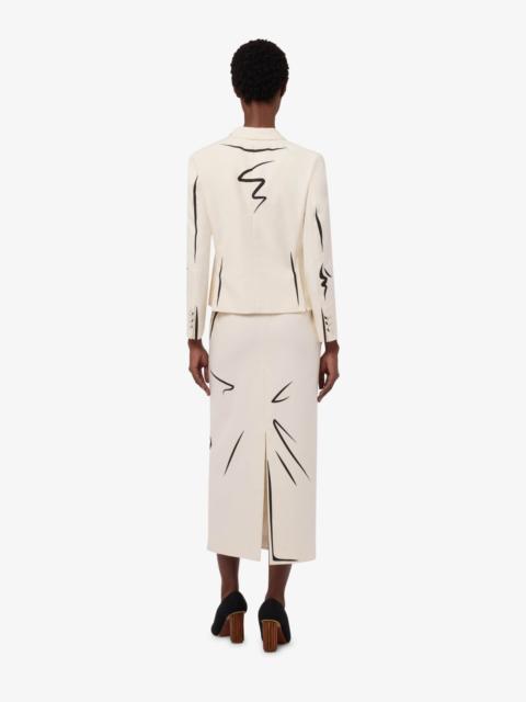 PRINTED COTTON CLOTH JACKET