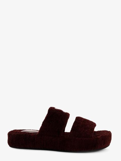 Triomphe Fur Shearling Slides