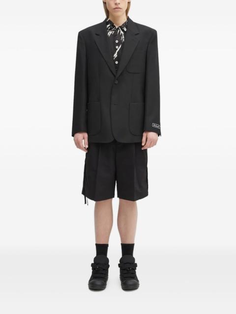 patch-pocket single-breasted blazer