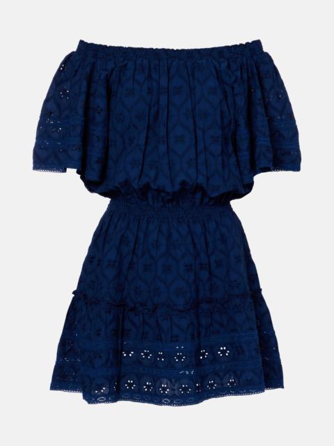 Micha broderie anglaise cotton minidress