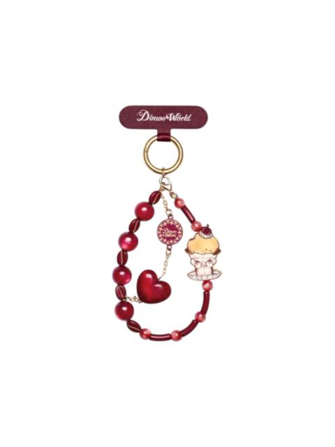 Pop Mart DIMOO Crush On Coffee Series Caramel Hug Phone Charm
