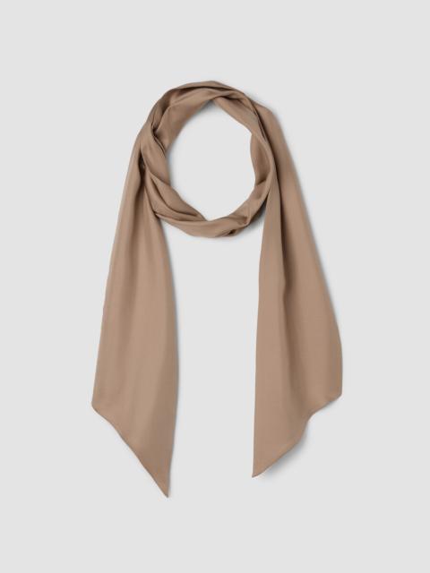 Silk Twill Double Tie Scarf