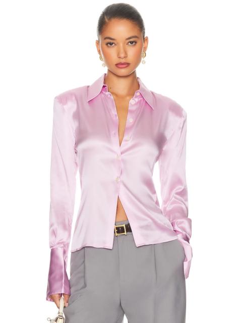 The Silk Charmeuse Shirt