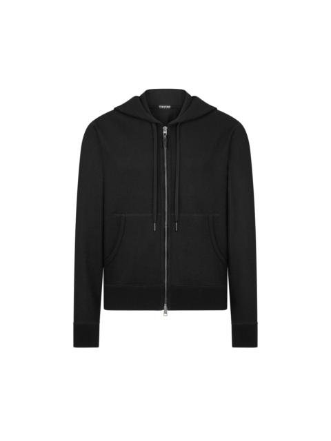 CASHMERE ZIP HOODIE