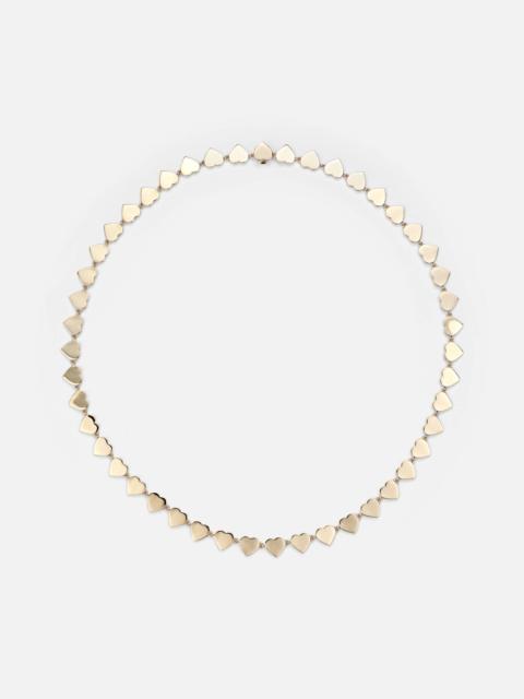 Pure Heart Eternity 14kt gold necklace