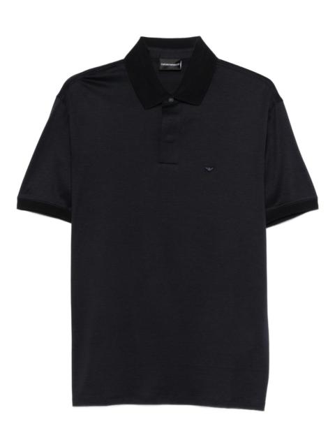 logo-embroidered polo shirt