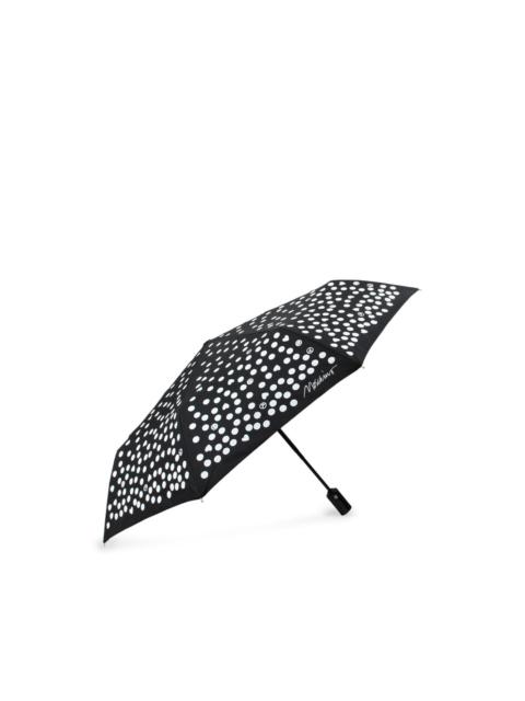 polka dot compact umbrella