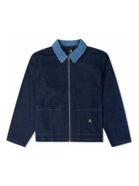 Converse Denim Shirt Jacket 'Night Indigo' 10024867-A01