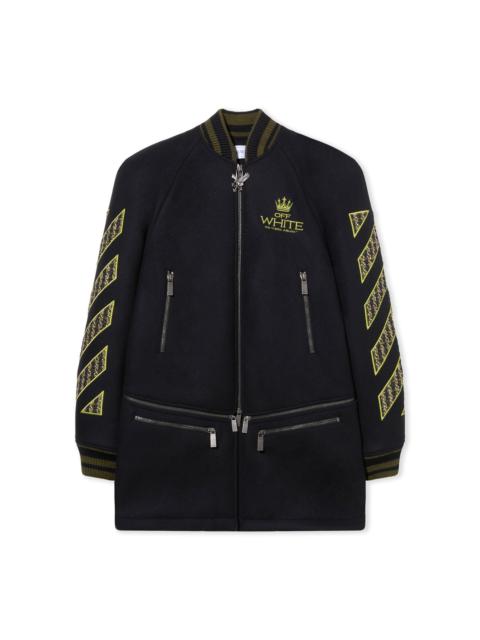Off Eagle Twill Wo Varsity Coat