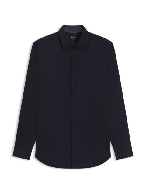 SLIM-FIT SHIRT IN EASY-IRON AUSTRIAN COTTON POPLIN