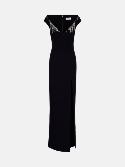 Lucrezia embellished crêpe gown