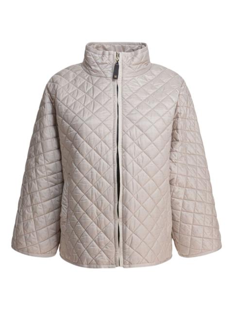 Delfina quilted zip-front jacket