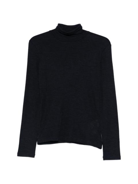 roll-neck long-sleeve top