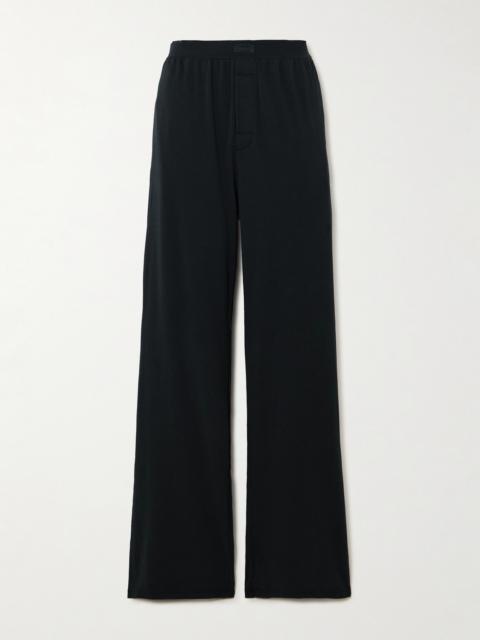 Boyfriend Stretch-modal And Cotton-blend Jersey Track Pants