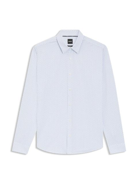 SLIM-FIT SHIRT IN PERFORMANCE-STRETCH ITALIAN FABRIC