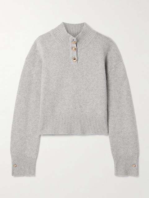 The Rowe Cropped Recycled-cashmere Sweater