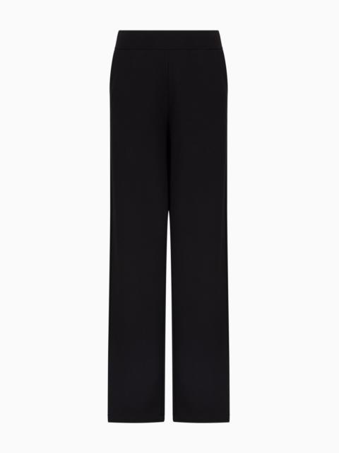 ELASTICATED-WAIST TROUSERS MADE OF FRENCH TERRY