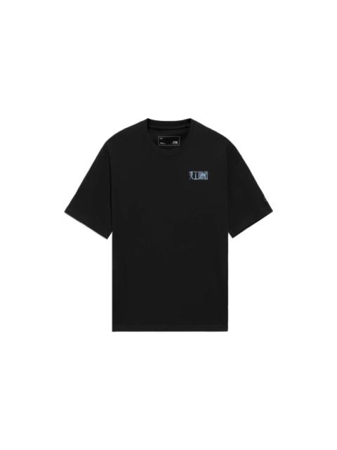 Li-Ning Chinese Culture Graphic Loose Fit T-shirt 'Black' AHSS359-3