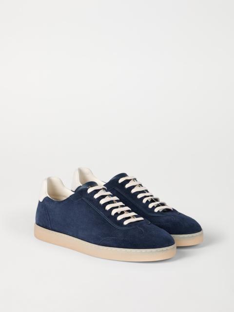 Suede sneakers