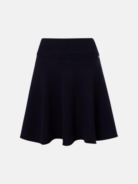 Girl cashmere-blend miniskirt