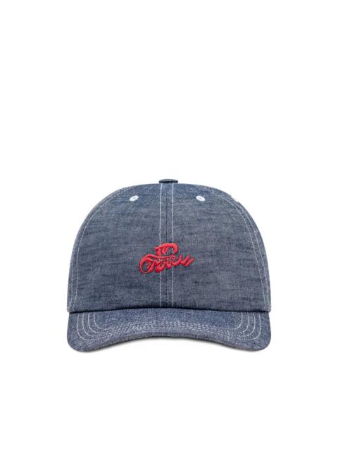 logo-embroidered baseball cap