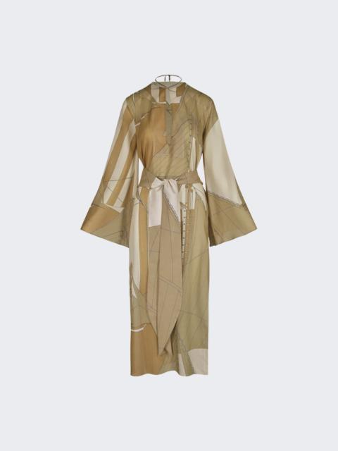 Aqua Cruiser Tunic Dress Sand And Ecru