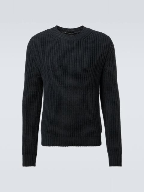 Wool and cashmere sweater