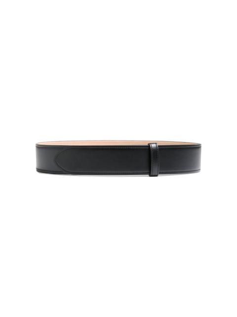 Theo Leather Waist Belt black