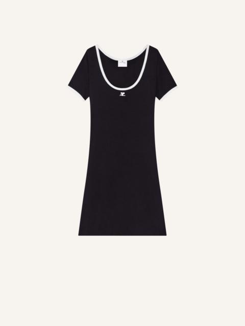 HOLISTIC CONTRAST MINI DRESS