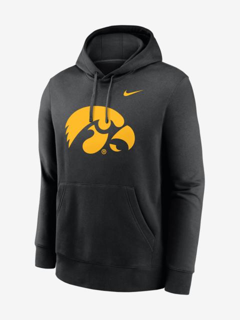 Iowa Hawkeyes Primetime Evergreen Club Primary Logo Nike Men's College Pullover Hoodie